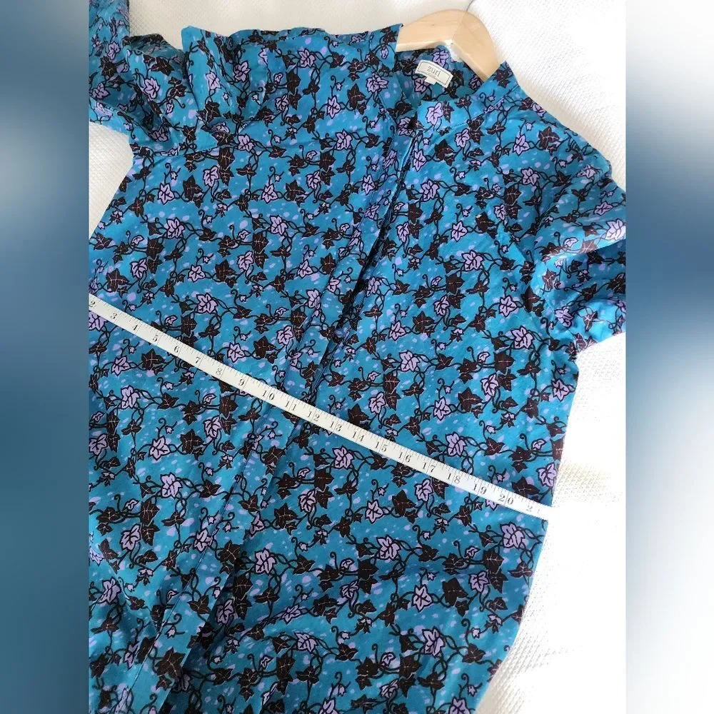 Zuri Floral Blue Dress - Picture 6 of 11